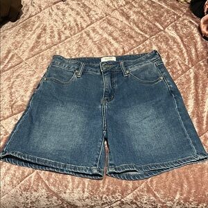 Blue Denim Shorts